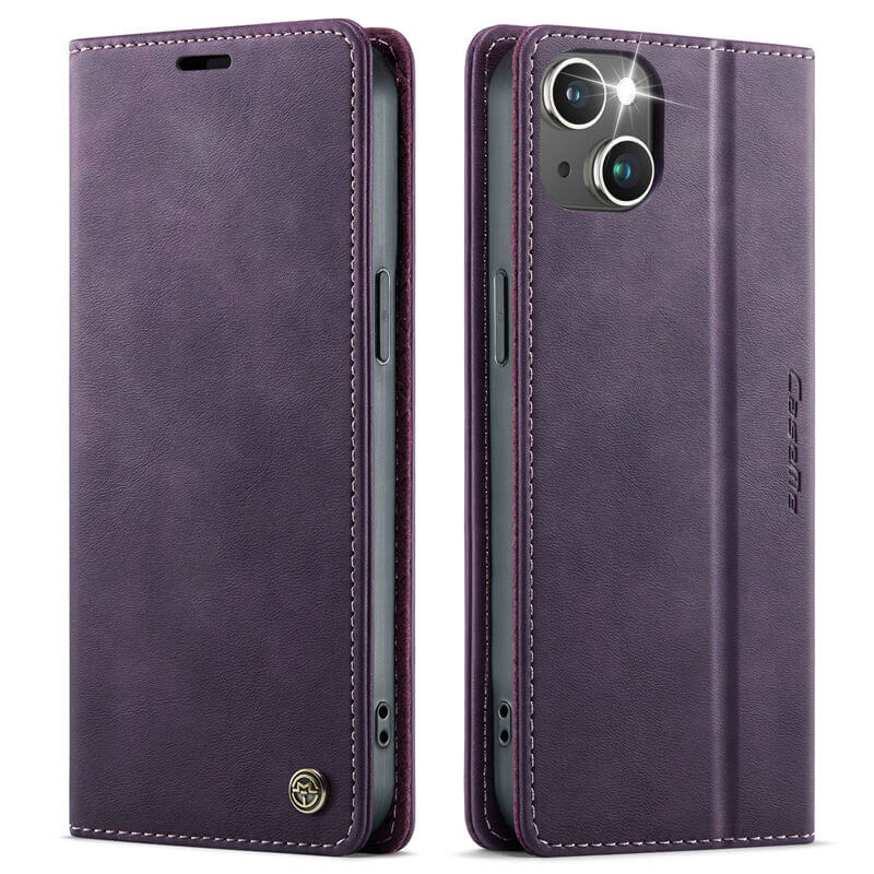 CaseMe iPhone 13 Mini Magnetic Wallet Case with RFID Blocking