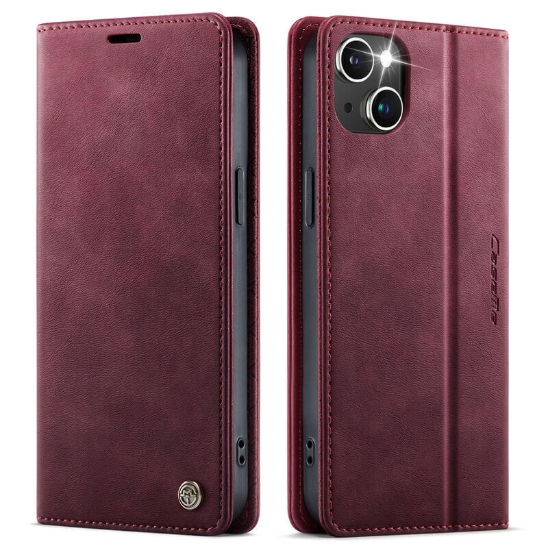 CaseMe iPhone 14 Plus Magnetic Wallet Case with RFID Blocking