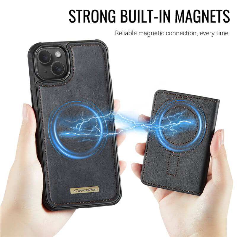 CaseMe iPhone 14 Plus 2-in-1 Detachable Magnetic Wallet Case