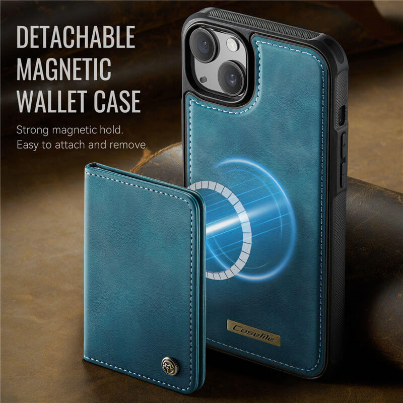 CaseMe iPhone 13 2-in-1 Detachable Magnetic Wallet Case