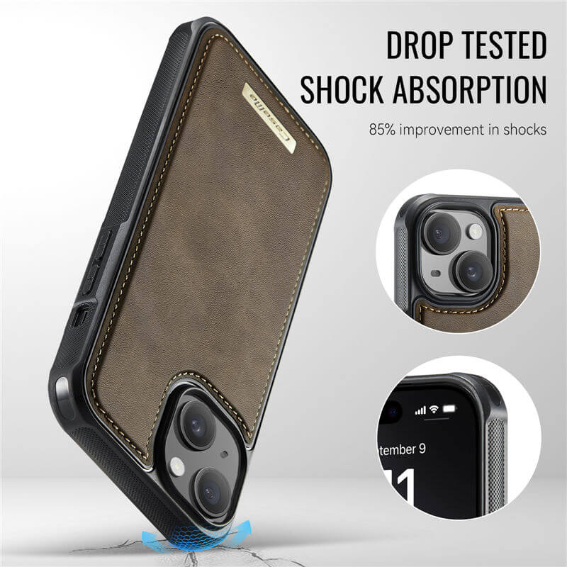 CaseMe iPhone 13 2-in-1 Detachable Magnetic Wallet Case