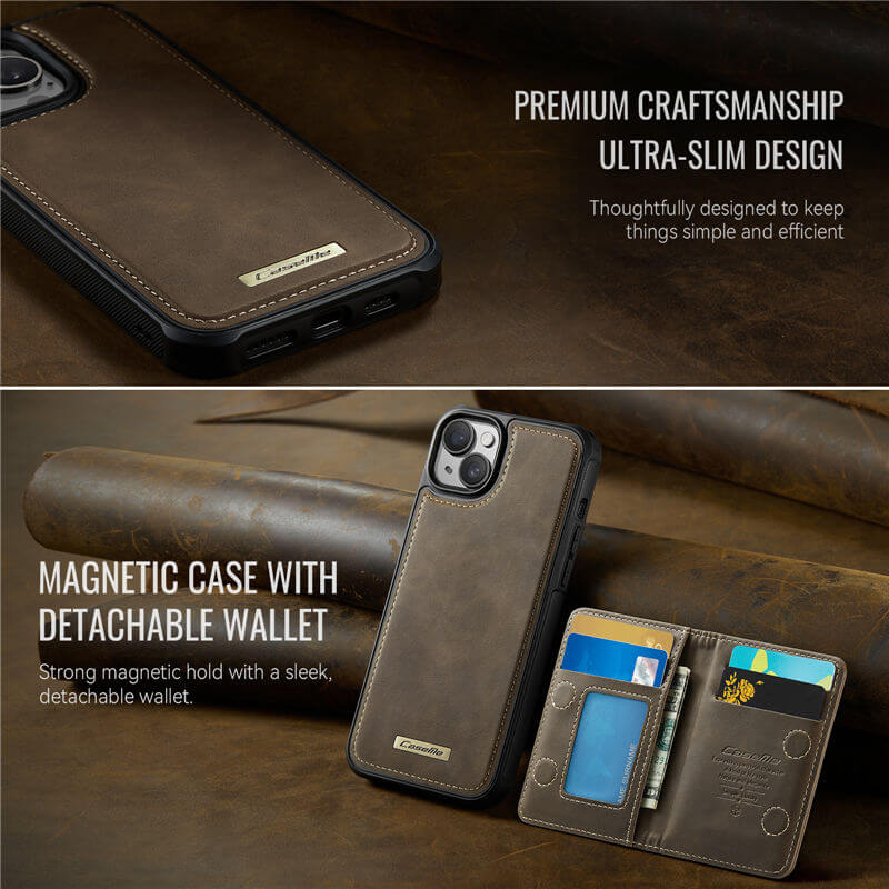 CaseMe iPhone 13 2-in-1 Detachable Magnetic Wallet Case