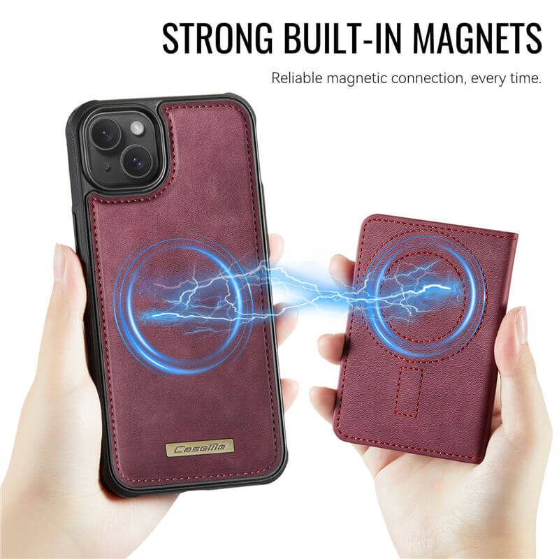 CaseMe iPhone 13 2-in-1 Detachable Magnetic Wallet Case