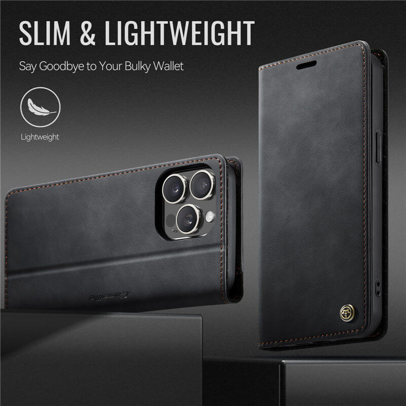 CaseMe iPhone 14 Pro Max Magnetic Wallet Case with RFID Blocking
