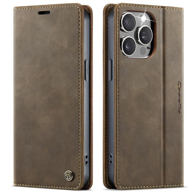 CaseMe iPhone 13 Pro Max Magnetic Wallet Case with RFID Blocking