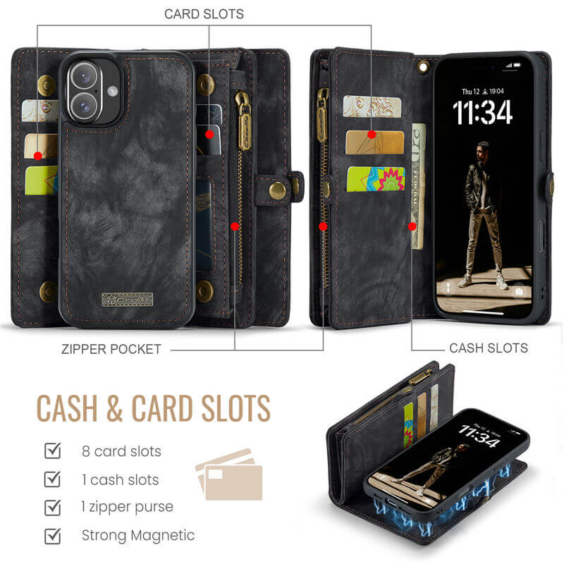 CaseMe iPhone 16 Wallet Case