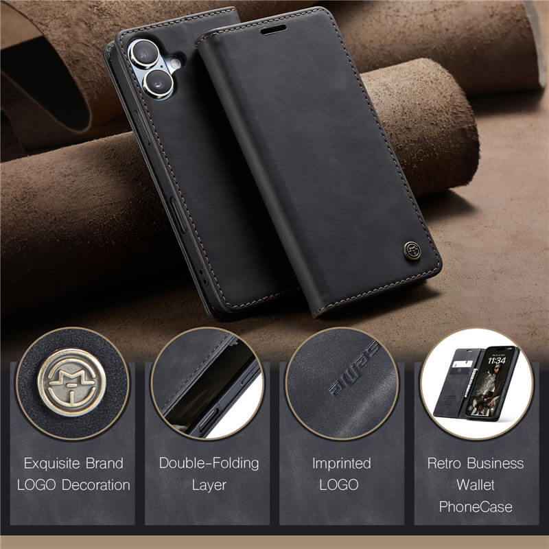 CaseMe iPhone 16 Plus Wallet Case