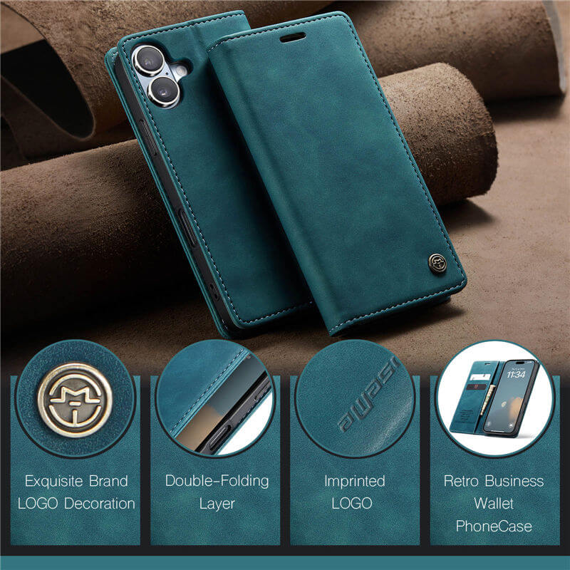 CaseMe iPhone 16 Plus Wallet Case