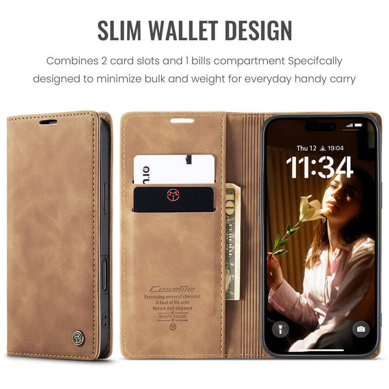 CaseMe iPhone 16 Plus Wallet Case