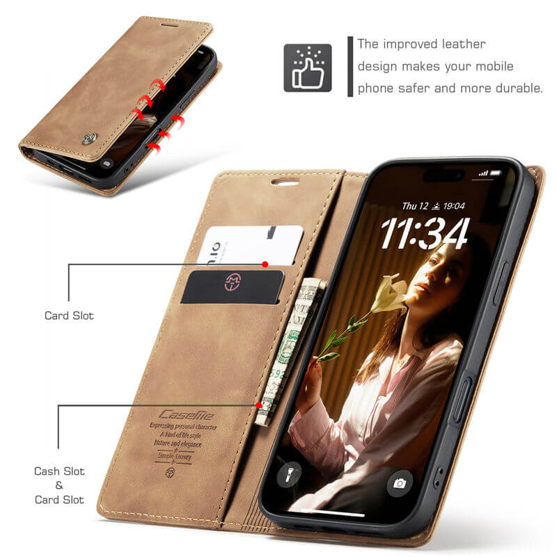 CaseMe iPhone 16 Wallet Case