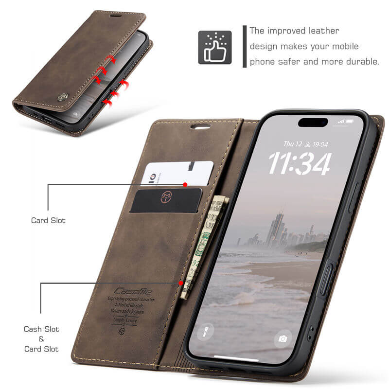 CaseMe iPhone 16 Wallet Case