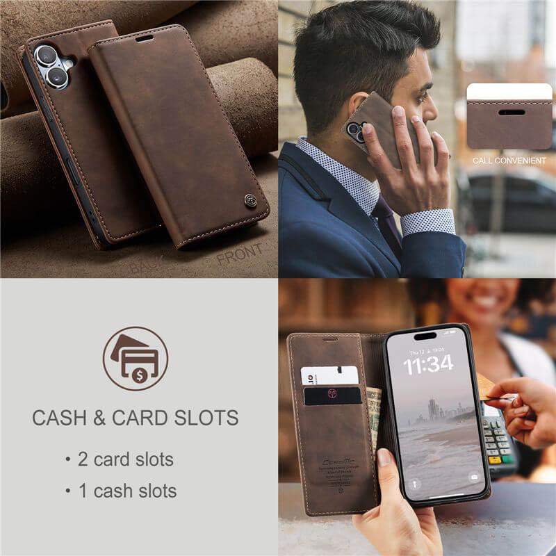 CaseMe iPhone 16 Plus Wallet Case