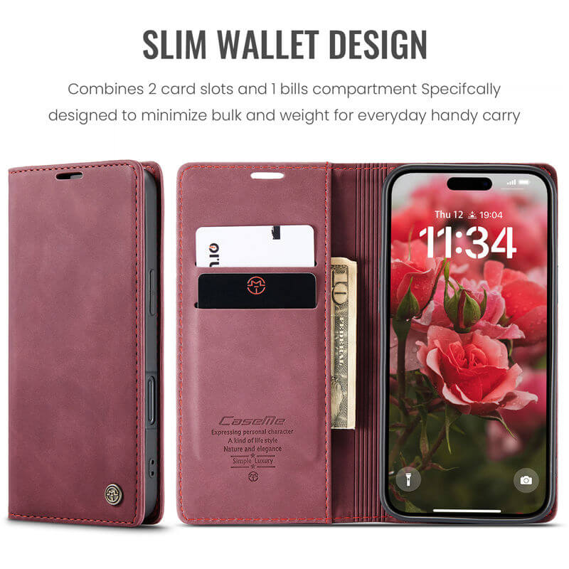 CaseMe iPhone 16 Wallet Case