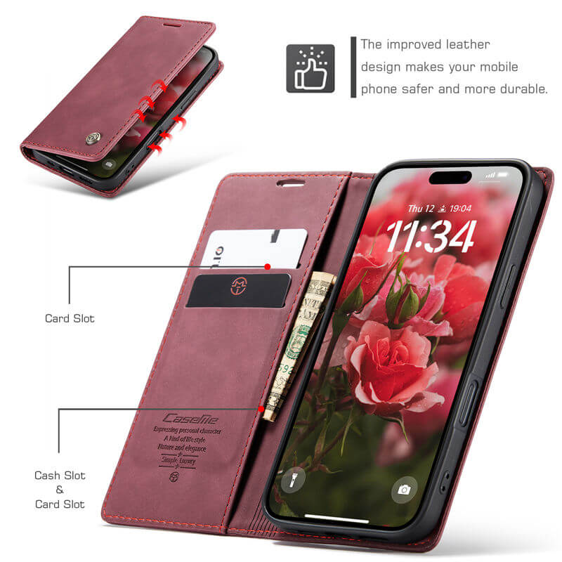 CaseMe iPhone 16 Wallet Case