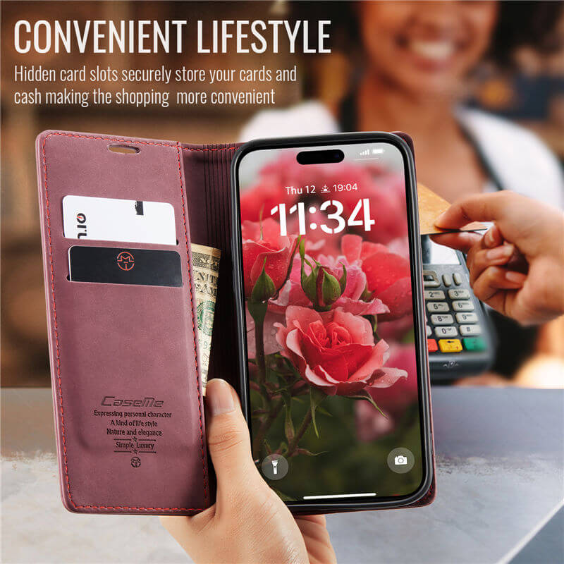 CaseMe iPhone 16 Plus Wallet Case