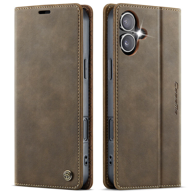 CaseMe iPhone 16 Magnetic Wallet Case with RFID Blocking