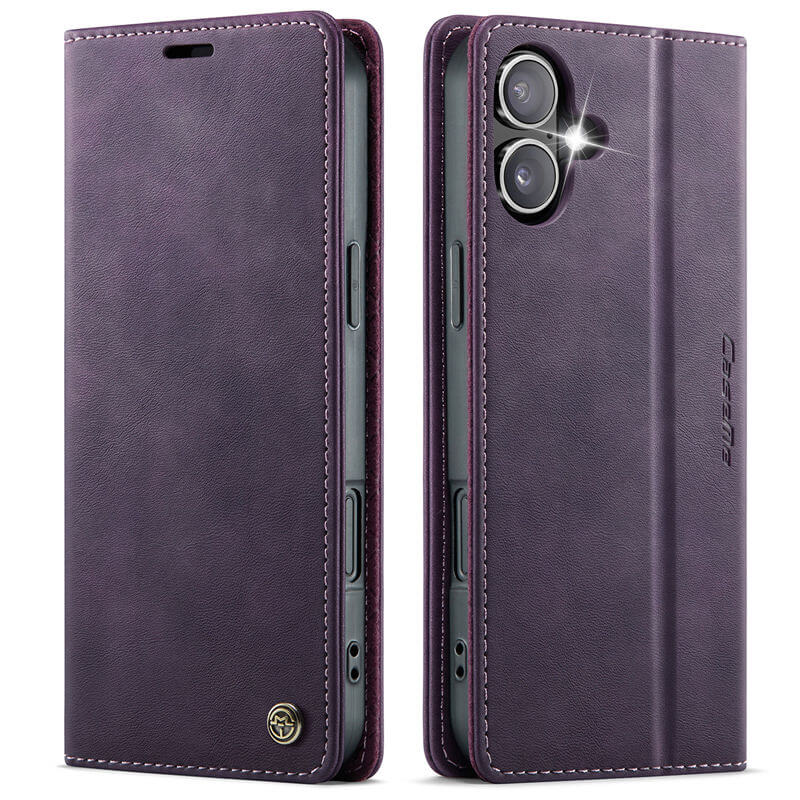 CaseMe iPhone 16 Magnetic Wallet Case with RFID Blocking