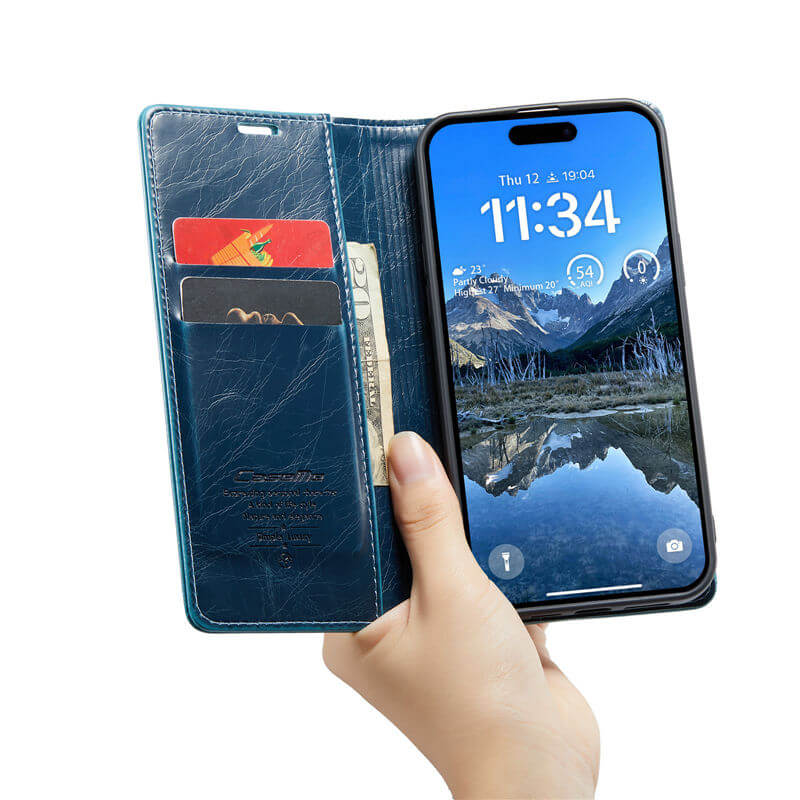 CaseMe iPhone 16 Plus Wallet Magnetic Case