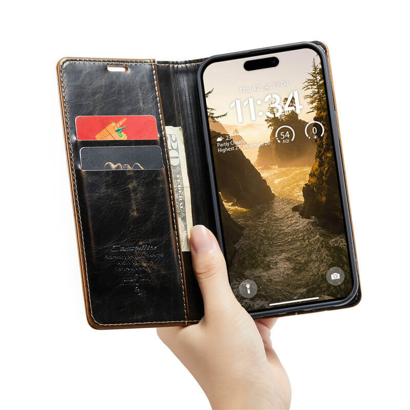 CaseMe iPhone 16 Wallet Magnetic Case