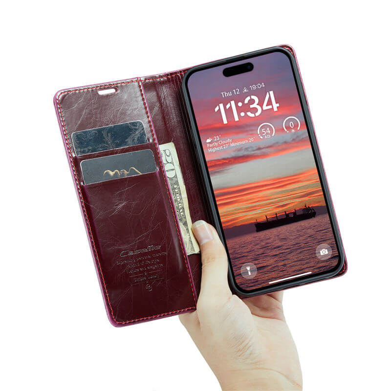 CaseMe iPhone 16 Wallet Magnetic Case