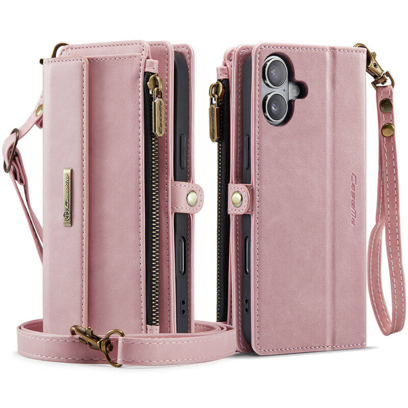 CaseMe iPhone 16 Crossbody Wallet Case