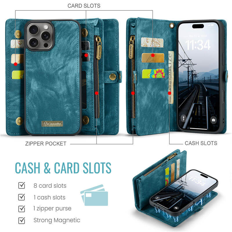 CaseMe iPhone 16 Pro Wallet Case