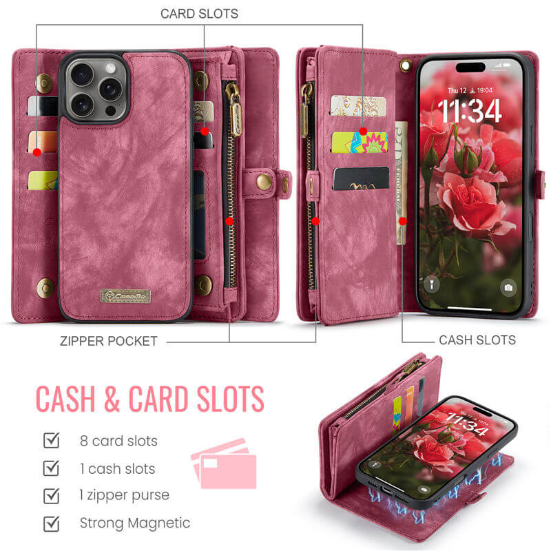 CaseMe iPhone 16 Pro Wallet Case