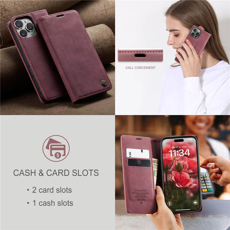 CaseMe iPhone 16 Pro Wallet Case