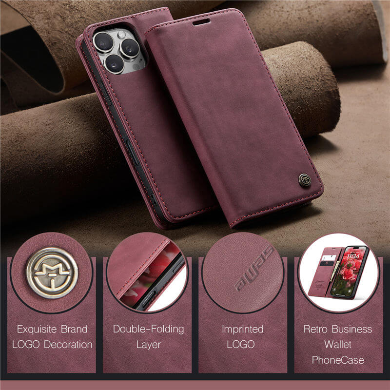 CaseMe iPhone 16 Pro Max Wallet Case