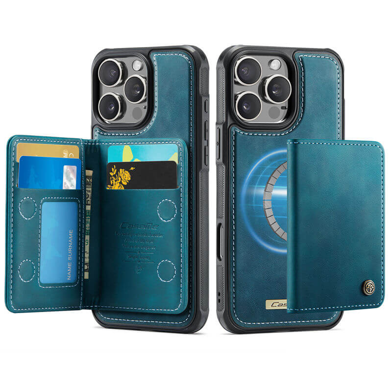 CaseMe iPhone 16 Pro 2-in-1 Detachable Magnetic Wallet Case
