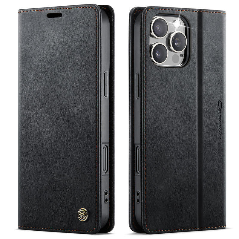 CaseMe iPhone 16 Pro Magnetic Wallet Case with RFID Blocking