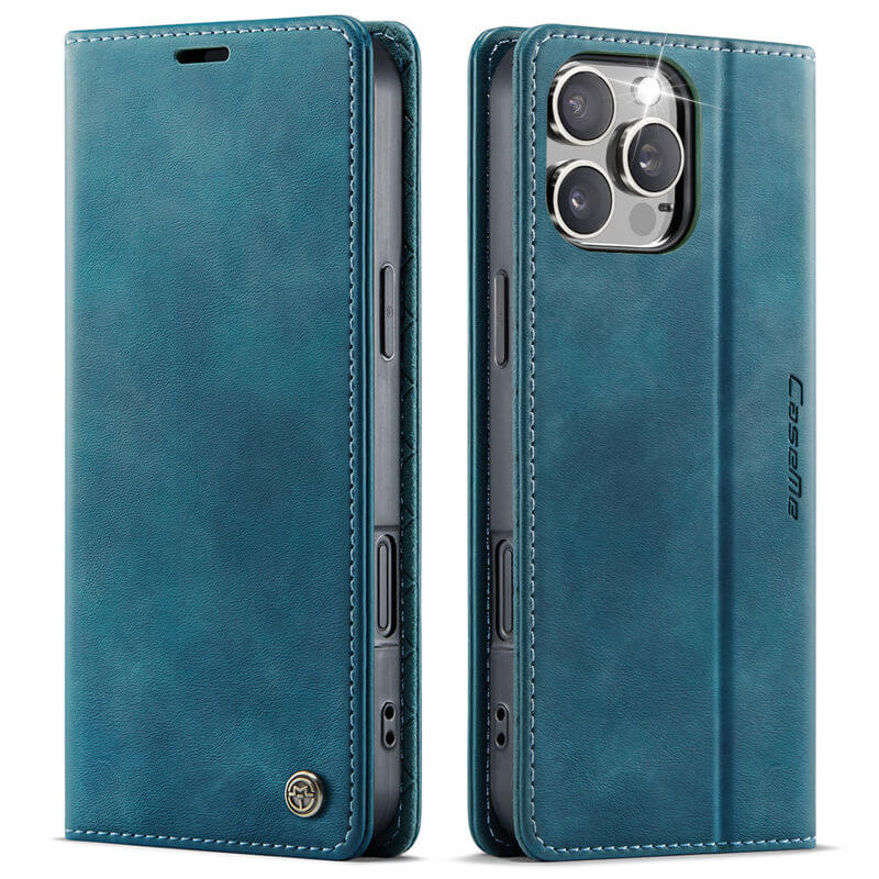 CaseMe iPhone 16 Pro Magnetic Wallet Case with RFID Blocking