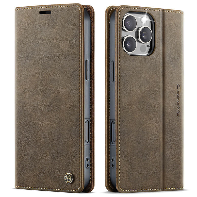 CaseMe iPhone 16 Pro Magnetic Wallet Case with RFID Blocking