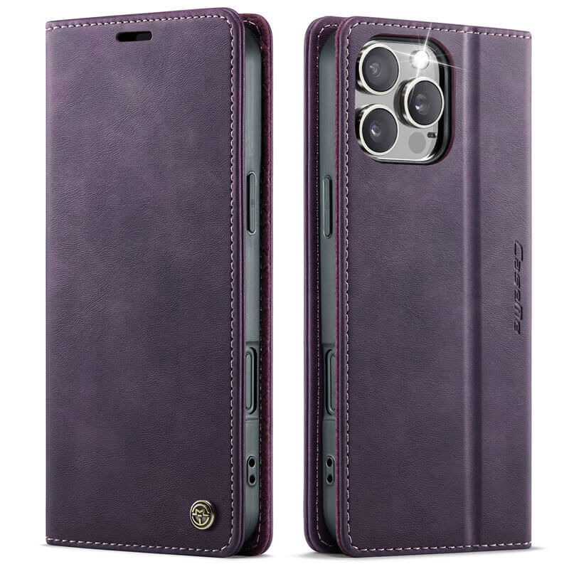 CaseMe iPhone 16 Pro Max Magnetic Wallet Case with RFID Blocking