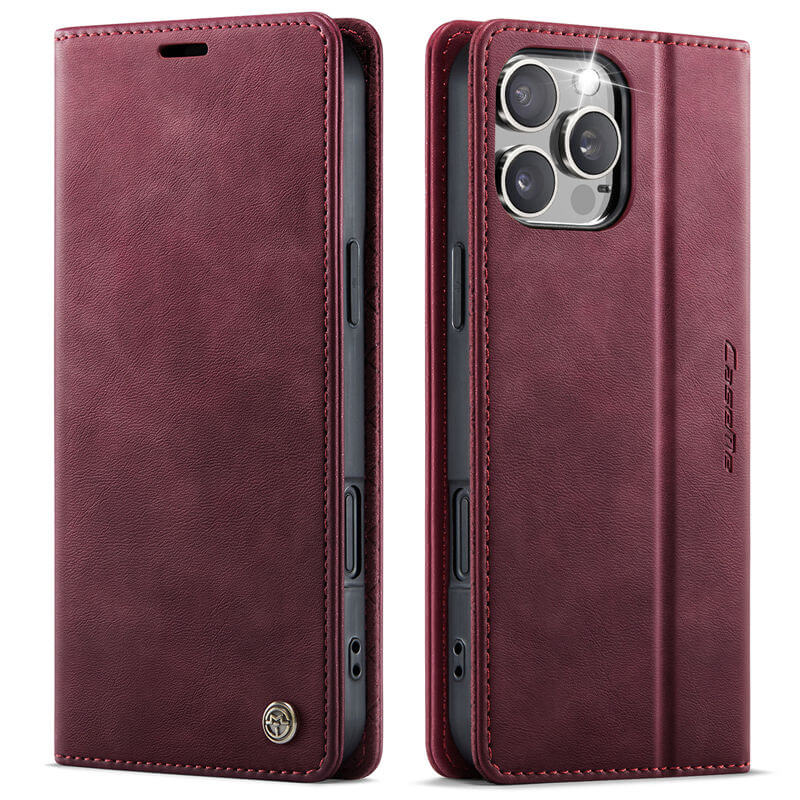 CaseMe iPhone 16 Pro Magnetic Wallet Case with RFID Blocking