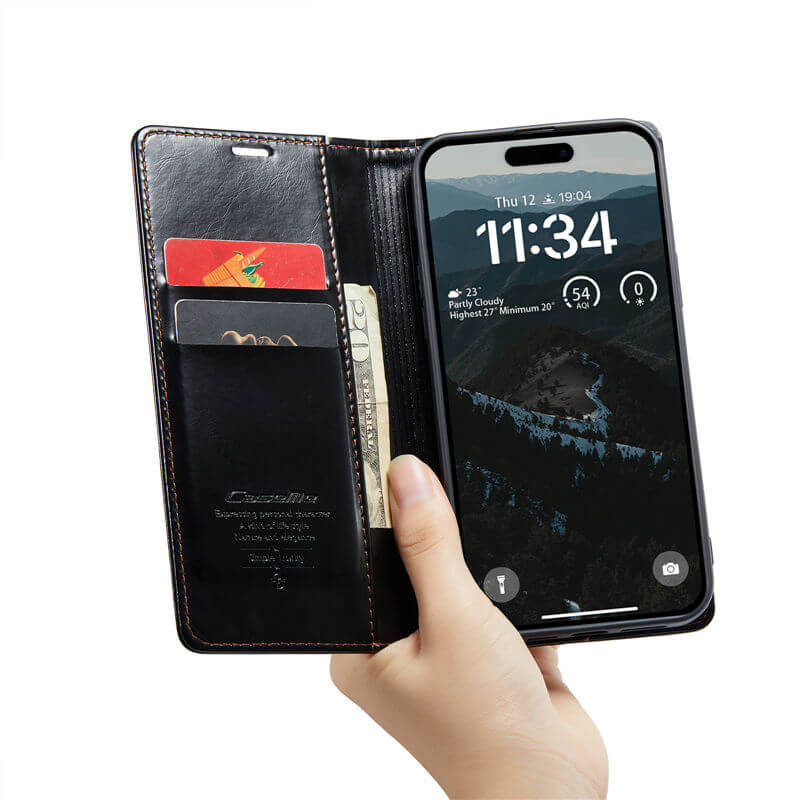 CaseMe iPhone 16 Pro Max Wallet Magnetic Case