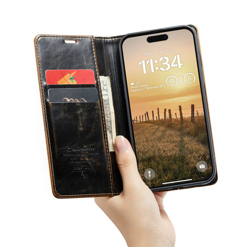 CaseMe iPhone 16 Pro Max Wallet Magnetic Case