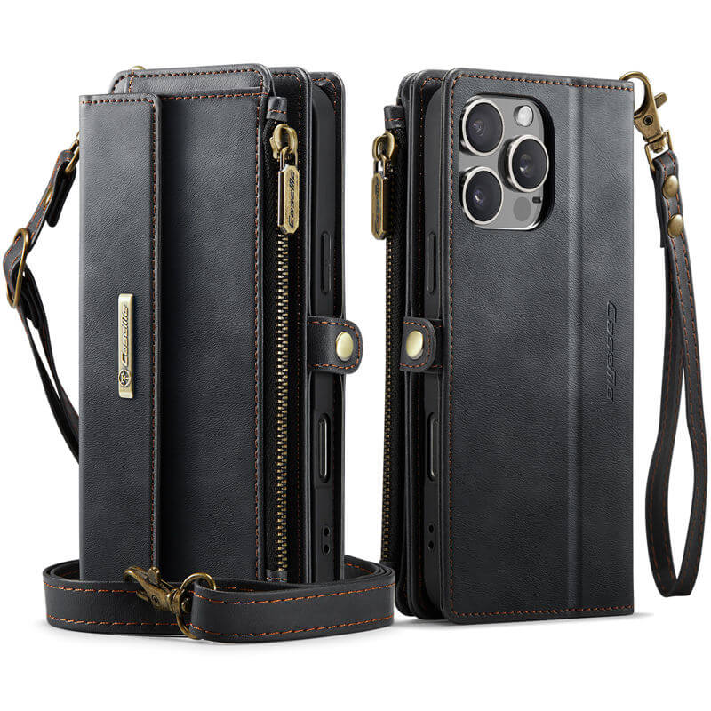 CaseMe iPhone 16 Pro Max Crossbody Wallet Case