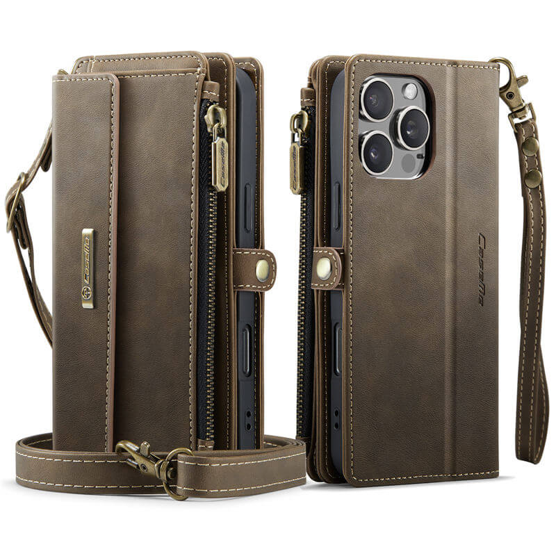 CaseMe iPhone 16 Pro Max Crossbody Wallet Case