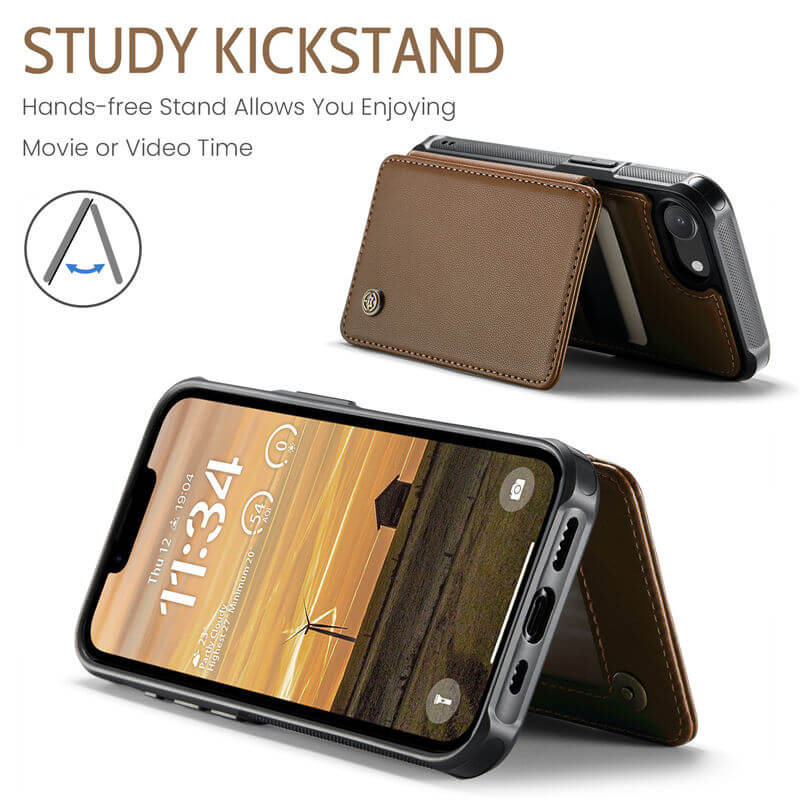 CaseMe iPhone 16e RFID Blocking Card Holder Case