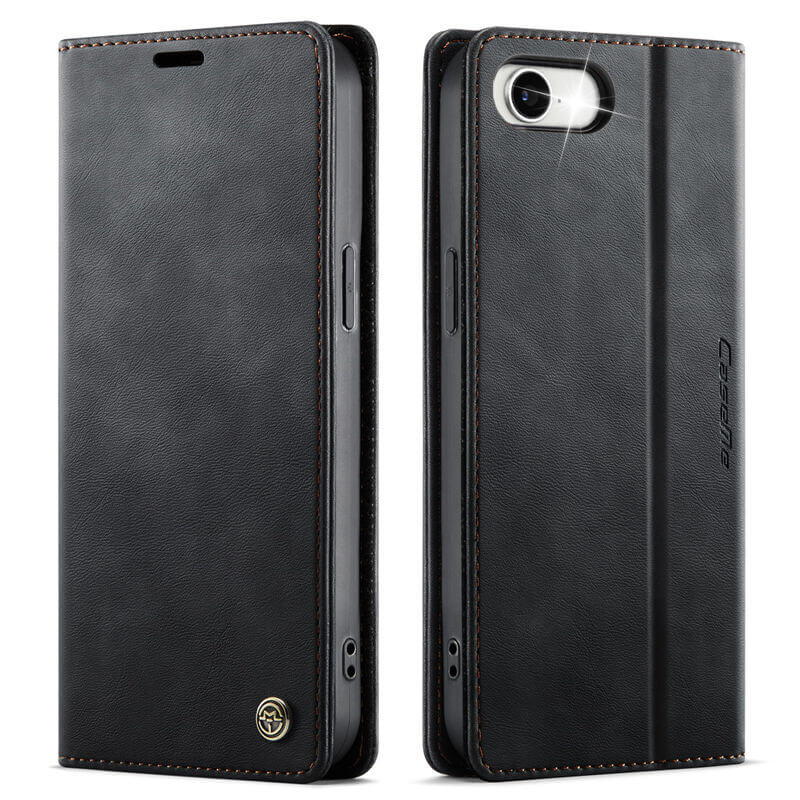 CaseMe iPhone 16E Magnetic Wallet Case with RFID Blocking