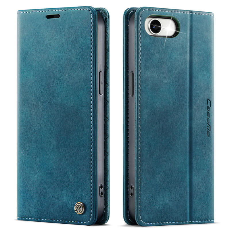 CaseMe iPhone 16E Magnetic Wallet Case with RFID Blocking