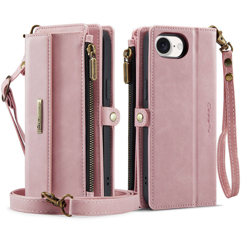 CaseMe iPhone 16e Crossbody Wallet Case
