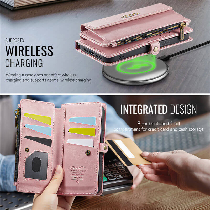 CaseMe iPhone 16e Crossbody Wallet Case