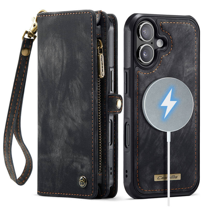 CaseMe iPhone 17 2-in-1 Magnetic RFID Wallet Case