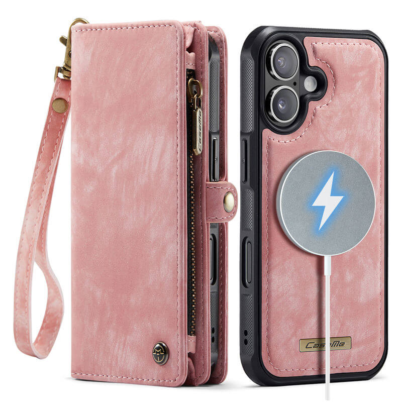 CaseMe iPhone 17 2-in-1 Magnetic RFID Wallet Case
