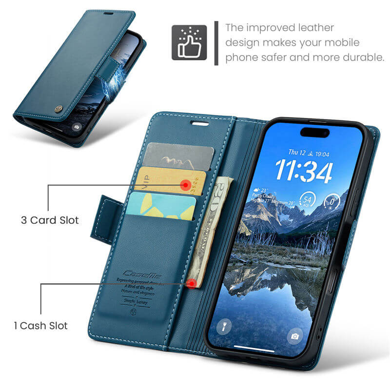 CaseMe iPhone Air Wallet RFID Blocking Case