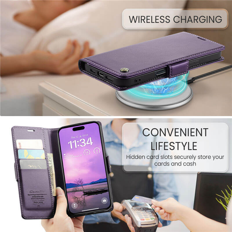 CaseMe iPhone Air Wallet RFID Blocking Case