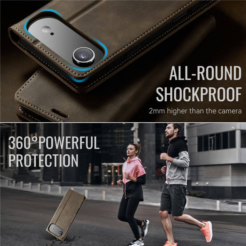 CaseMe iPhone Air Magnetic Wallet Case with RFID Blocking