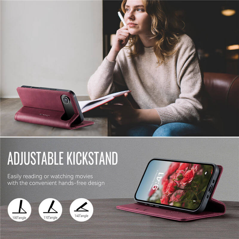 CaseMe iPhone Air Magnetic Wallet Case with RFID Blocking